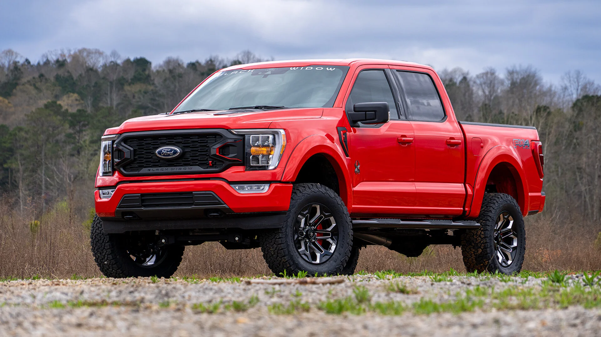 Ford F-150 SCA Black Widow Race Red at Bayou Ford
