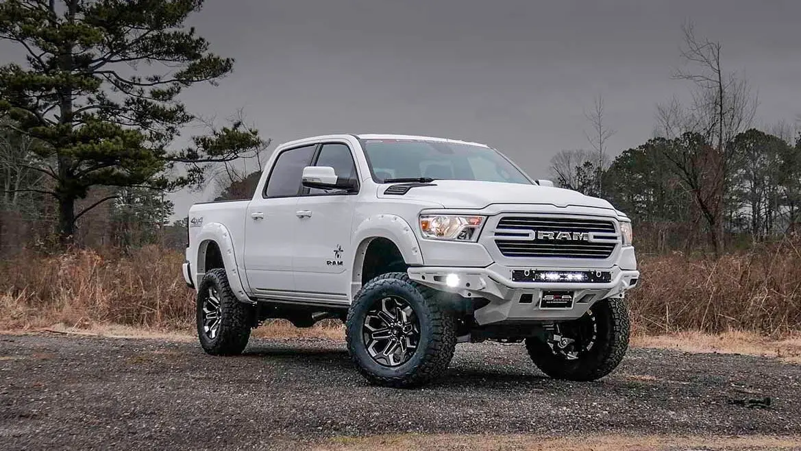 RAM 1500 Black Widow White at Bayou CDJR